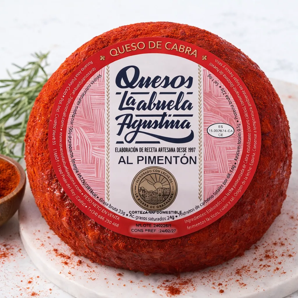 Queso de cabra al pimenton Imagen de Queso de cabra al pimenton